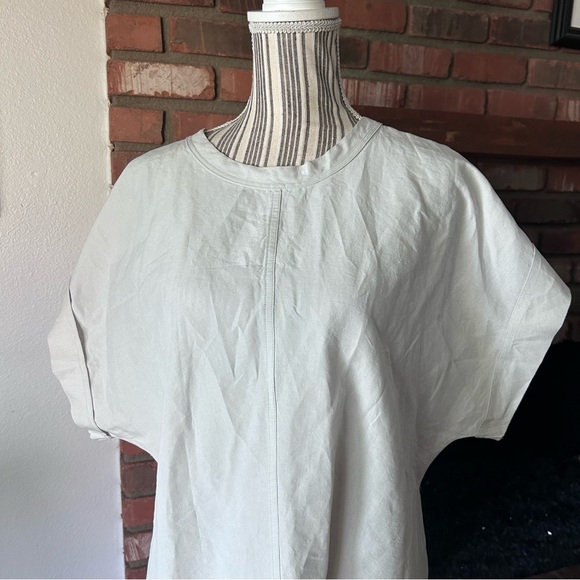 Sofie D’Hoore Ducie Linen Blend Midi Dress in Calcium Sz 40 Large - Picture 7 of 13